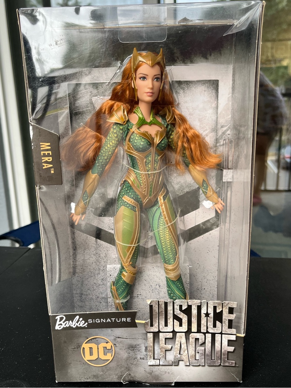 Barbie Signature DC Justice League Mera Aquaman in box